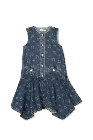Vestido vaquero de corte asimétrico