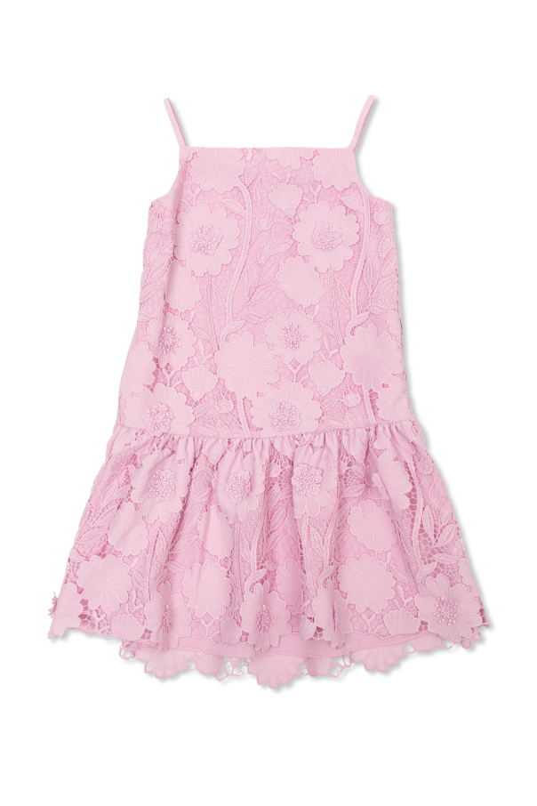 Lace dress with spaghetti straps od Self-Portrait Kids