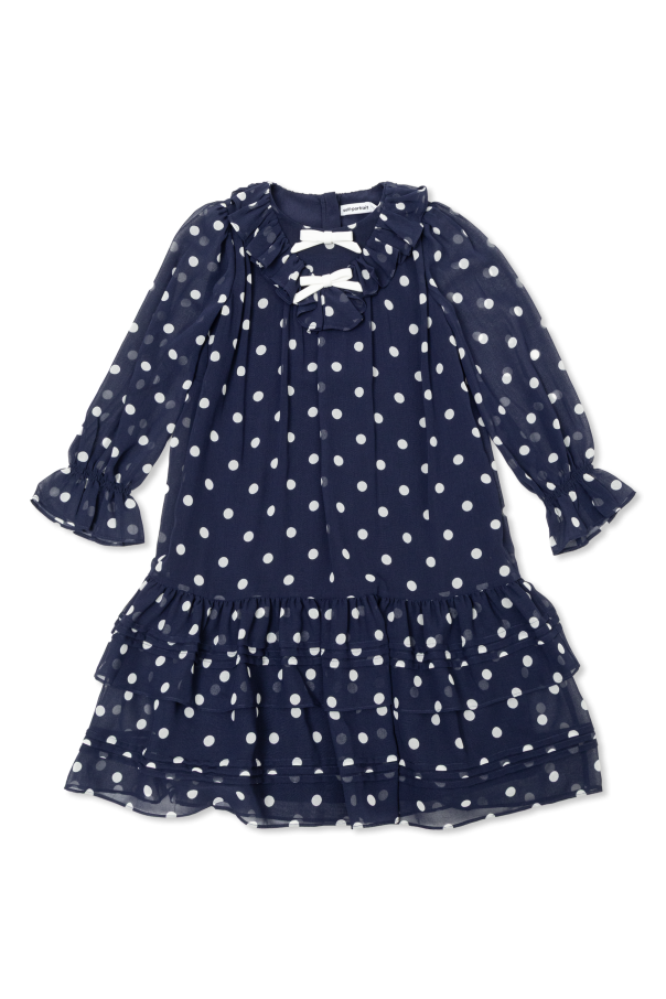 Polka dot patterned dress od Self-Portrait Kids