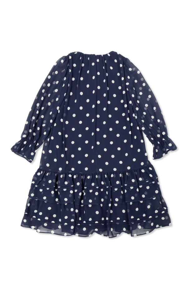 Self-Portrait Kids Vestido con estampado de lunares