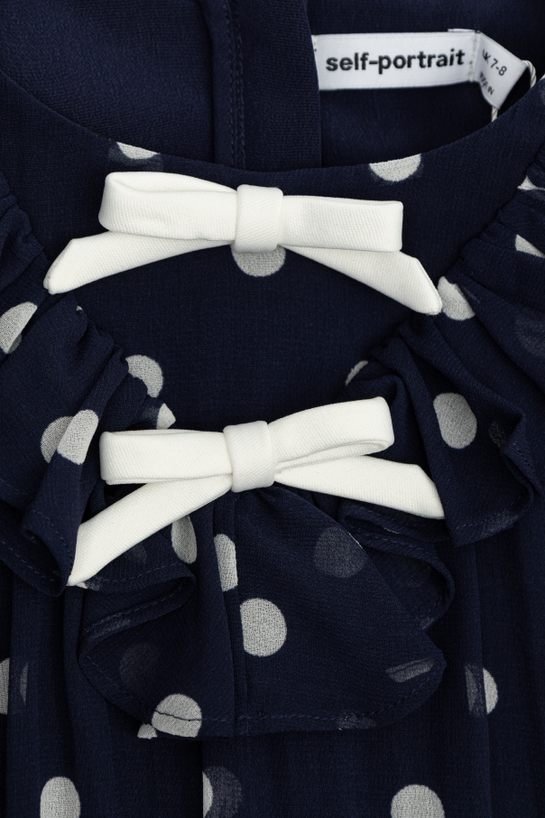 Self-Portrait Kids Vestido con estampado de lunares