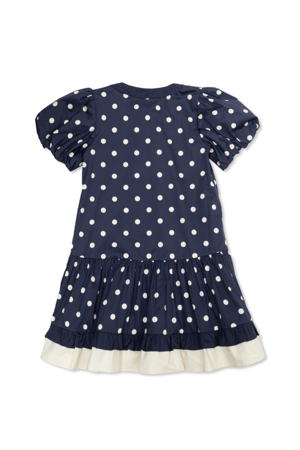 Self-Portrait Kids Vestido con estampado de lunares