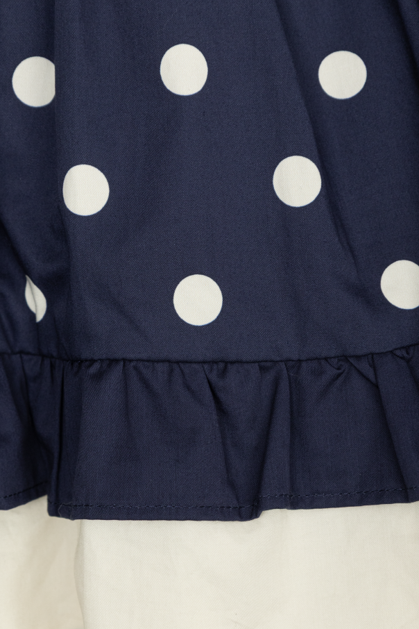 Self-Portrait Kids Vestido con estampado de lunares