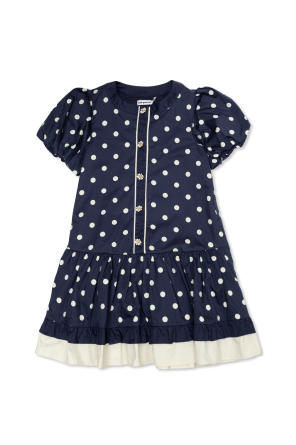 Vestido con estampado de lunares