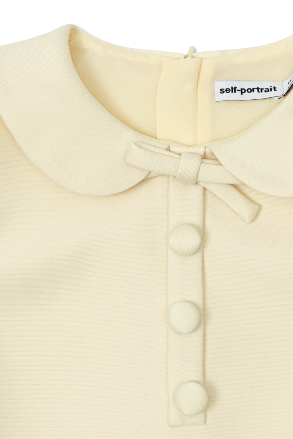 Self-Portrait Kids Vestido con bolsillos