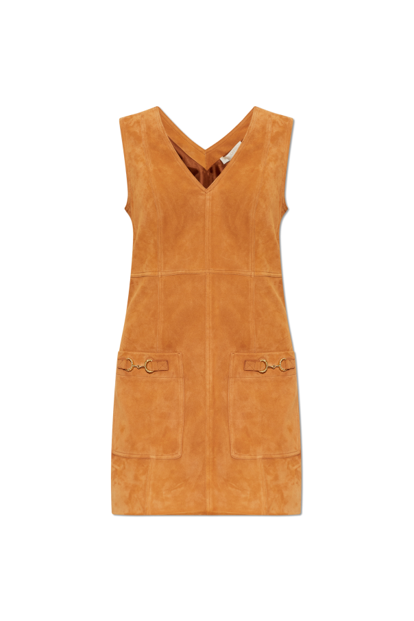Suede dress `Sloane` od Ulla Johnson