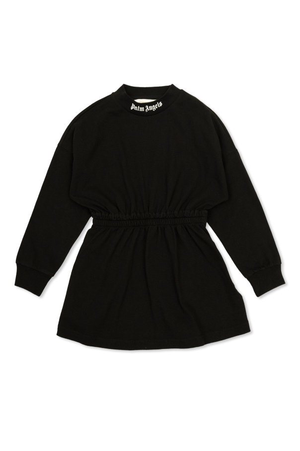 Palm Angels Kids Dress with printed logo