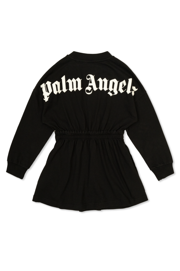 Palm Angels Kids Sukienka z nadrukowanym logo