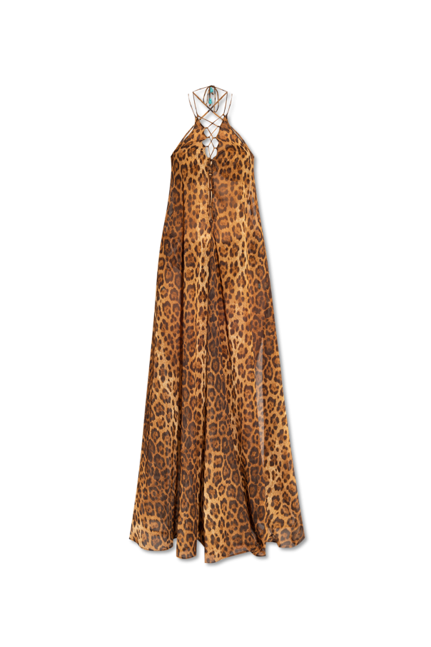 La Perla Plażowa sukienka z motywem zwierzęcym