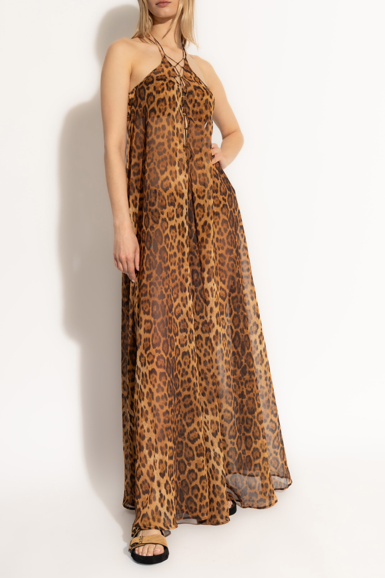 La Perla Beach dress with animal motif