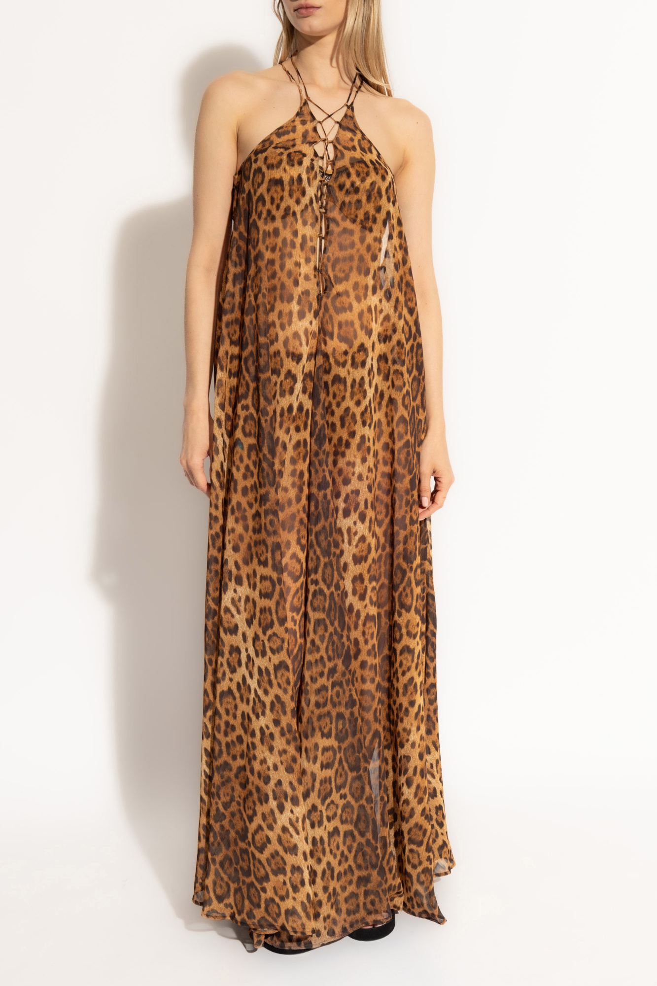 La Perla Beach dress with animal motif