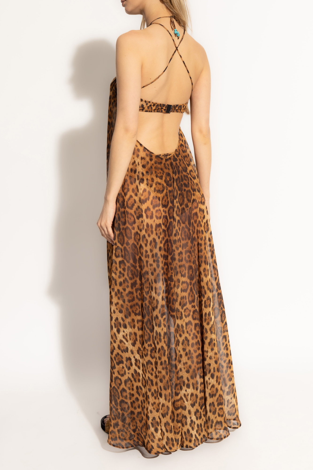 La Perla Beach dress with animal motif