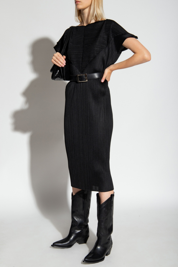 Build your look around a pair of Dsquared2 pants Pleated dress