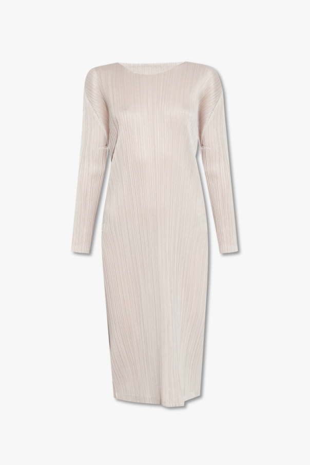 Issey Miyake Pleats Please Pleated dress with long sleeves