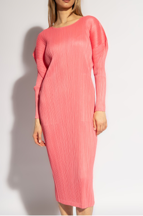 Pleats Please Issey Miyake Dress with long sleeves