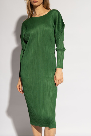 Issey Miyake Pleats Please Dress with long sleeves