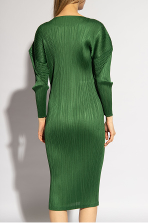 Pleats Please Issey Miyake Dress with long sleeves