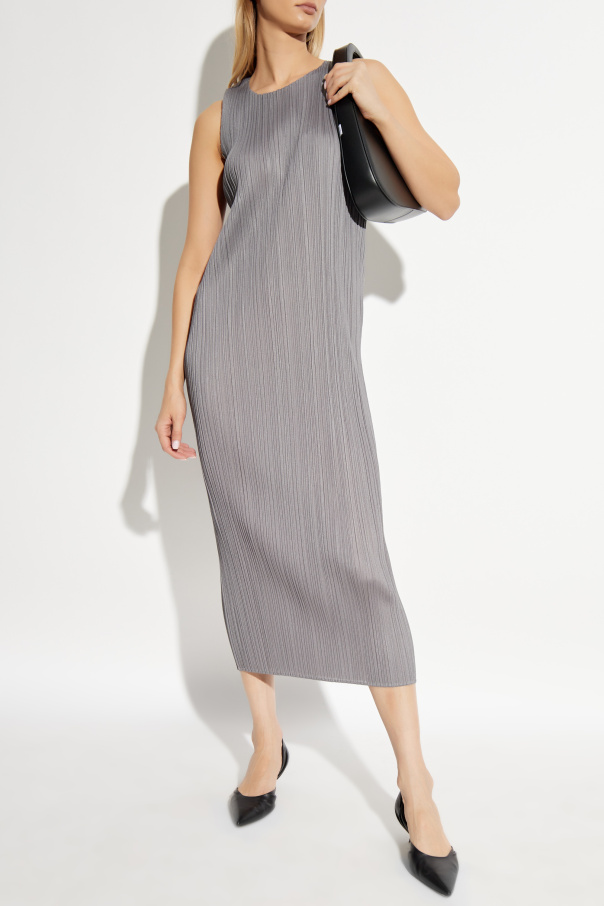 Pleats Please Issey Miyake Sleeveless pleated dress