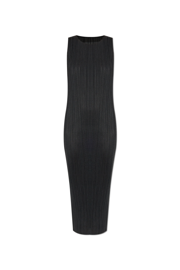 Pleats Please Issey Miyake Pleated sleeveless dress