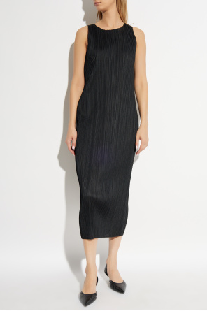 Pleats Please Issey Miyake Pleated sleeveless dress