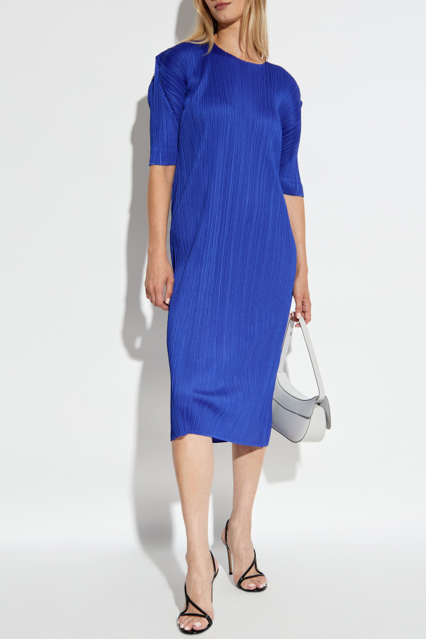 Pleats Please Issey Miyake Pleated Dress