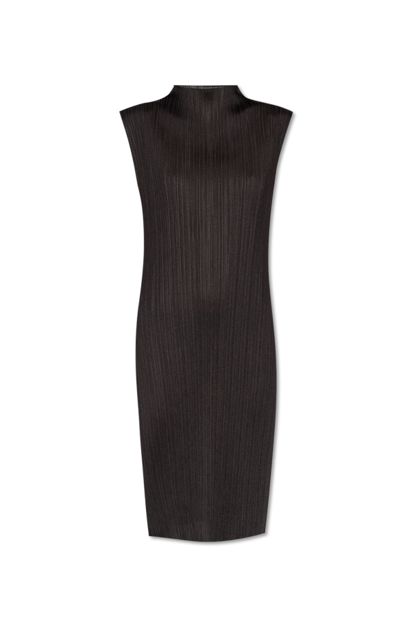 Pleats Please Issey Miyake Sleeveless pleated dress