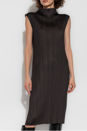 Pleats Please Issey Miyake Sleeveless pleated dress