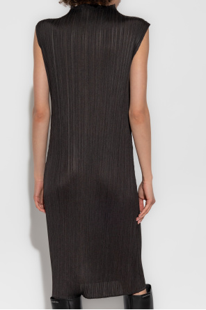 Pleats Please Issey Miyake Sleeveless pleated dress