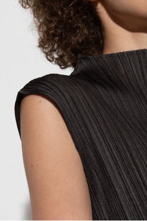 Pleats Please Issey Miyake Sleeveless pleated dress