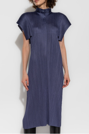 Pleats Please Issey Miyake Sleeveless pleated dress