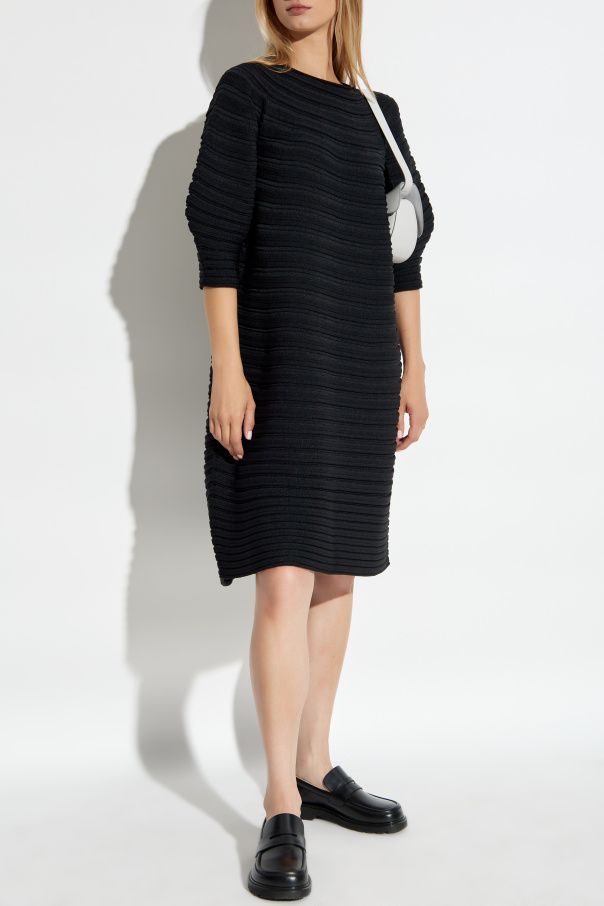 Pleats Please Issey Miyake Ribbed Dress