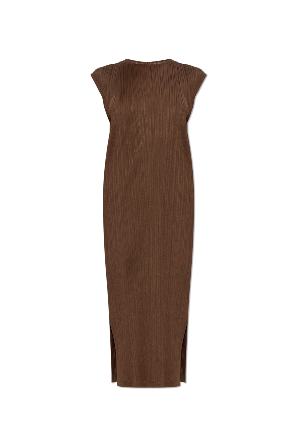 issey miyake brown dress LEAP Dress Dark Brown main image 0