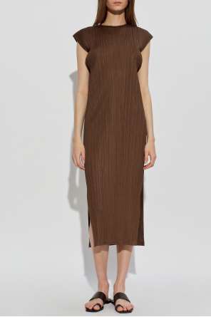 Pleats Please Issey Miyake Sleeveless pleated dress