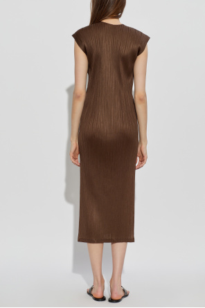 Pleats Please Issey Miyake Sleeveless pleated dress
