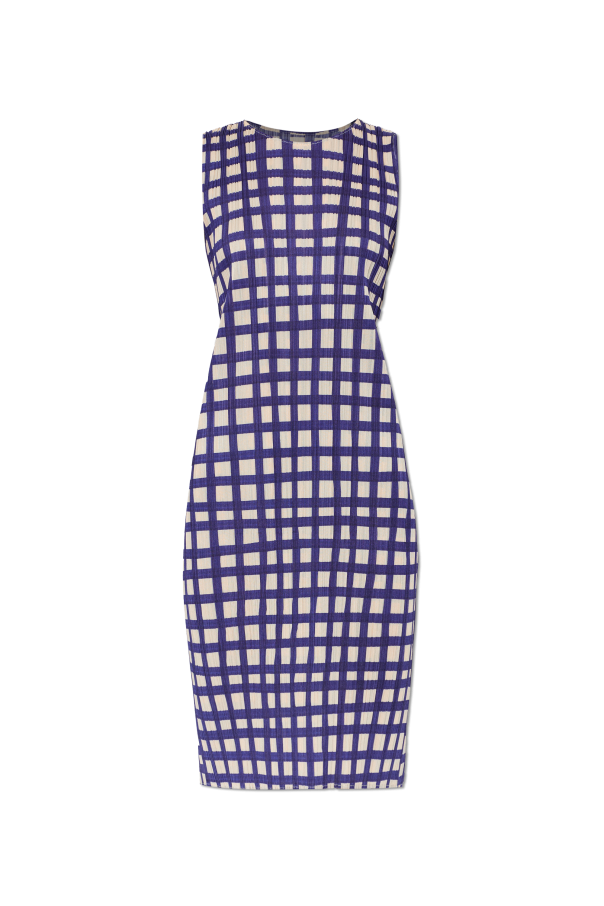 Sleeveless pleated dress od Pleats Please Issey Miyake