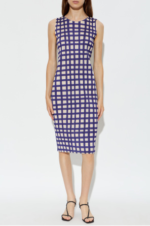 Pleats Please Issey Miyake Plisowana sukienka bez rękawów