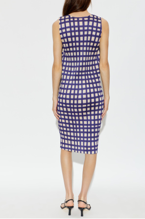 Pleats Please Issey Miyake Plisowana sukienka bez rękawów