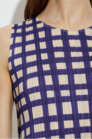 Pleats Please Issey Miyake Plisowana sukienka bez rękawów