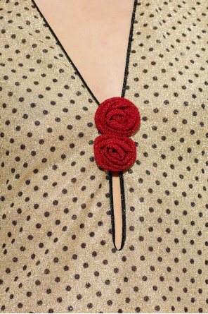 Oseree Kleid mit Lurex-Faden