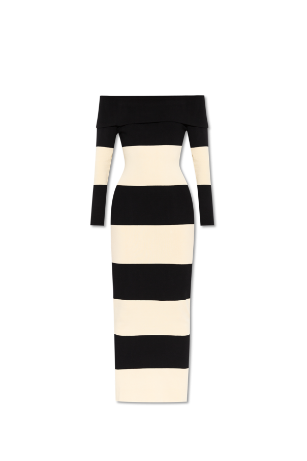 Posse Dress with stripe pattern