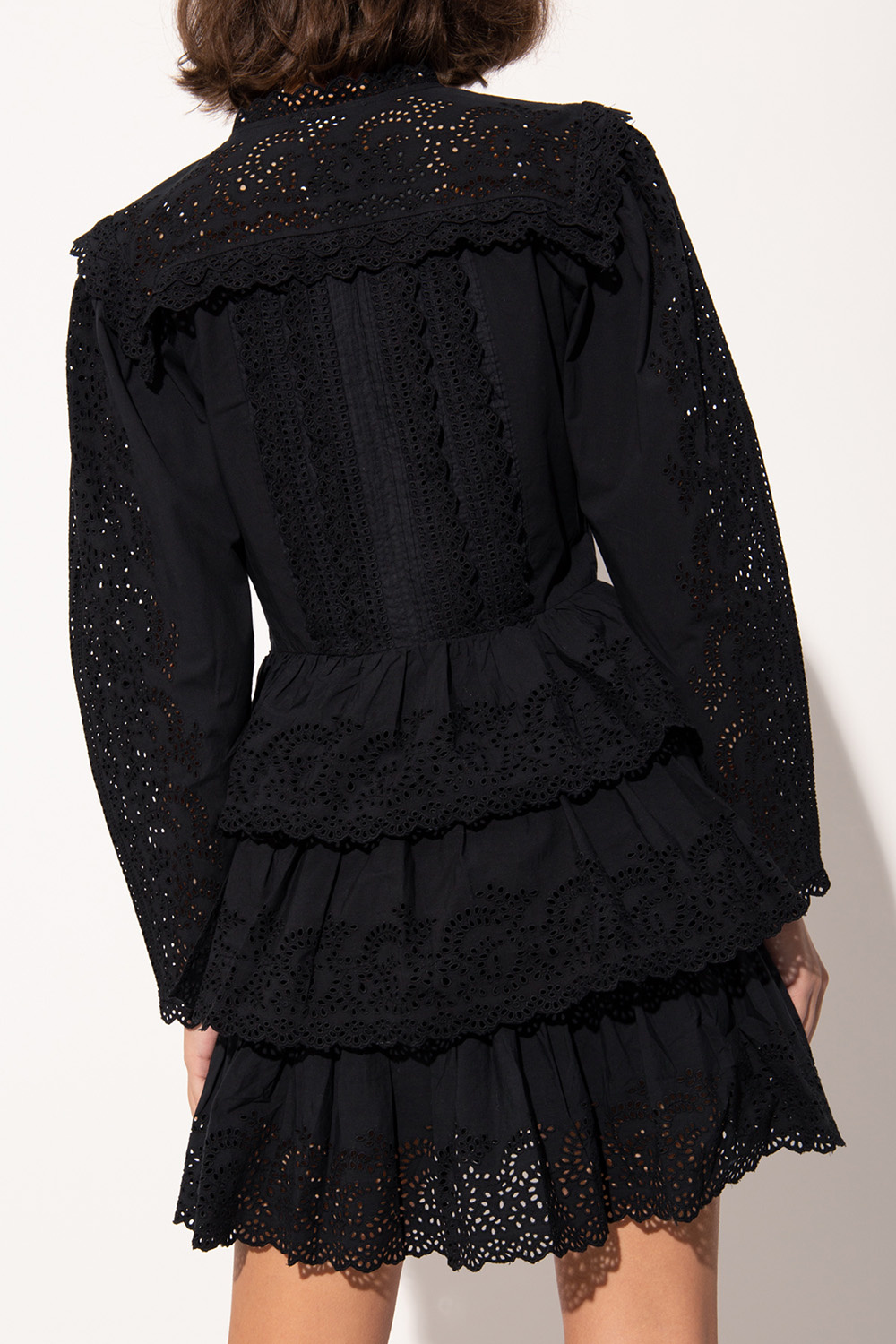 Ulla Johnson openwork equip with long sleeves see by chloe dress