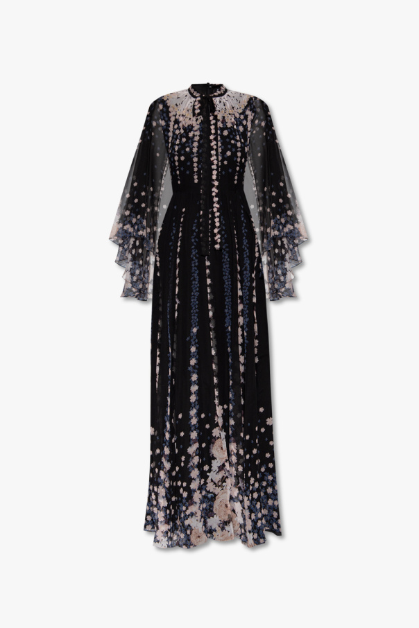 Erdem ‘Chiara’ maxi 90s dress with floral motif