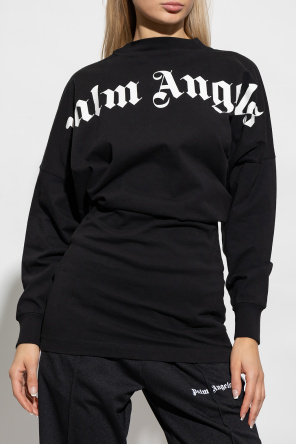 Palm Angels Miss Selfridge sweater with twist back in cream