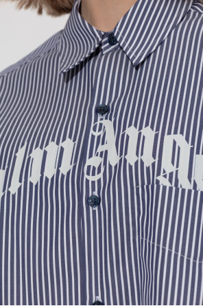 Palm Angels Vestido camisa tipo oversize