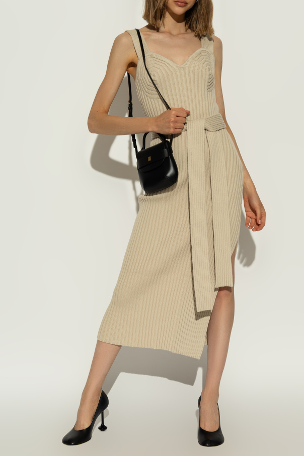 By Malene Birger Striped dress with straps 'Honeya'