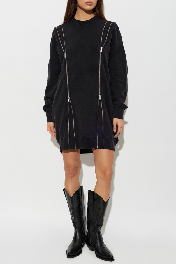 R13 Oversized long-sleeve dress