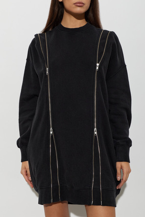 R13 Oversized long-sleeve dress