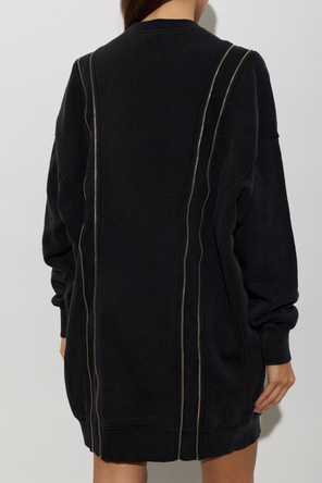 R13 Oversized long-sleeve dress