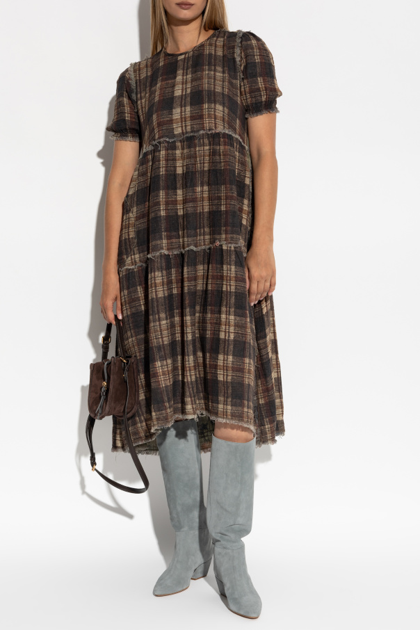 R13 Dress with floral motif