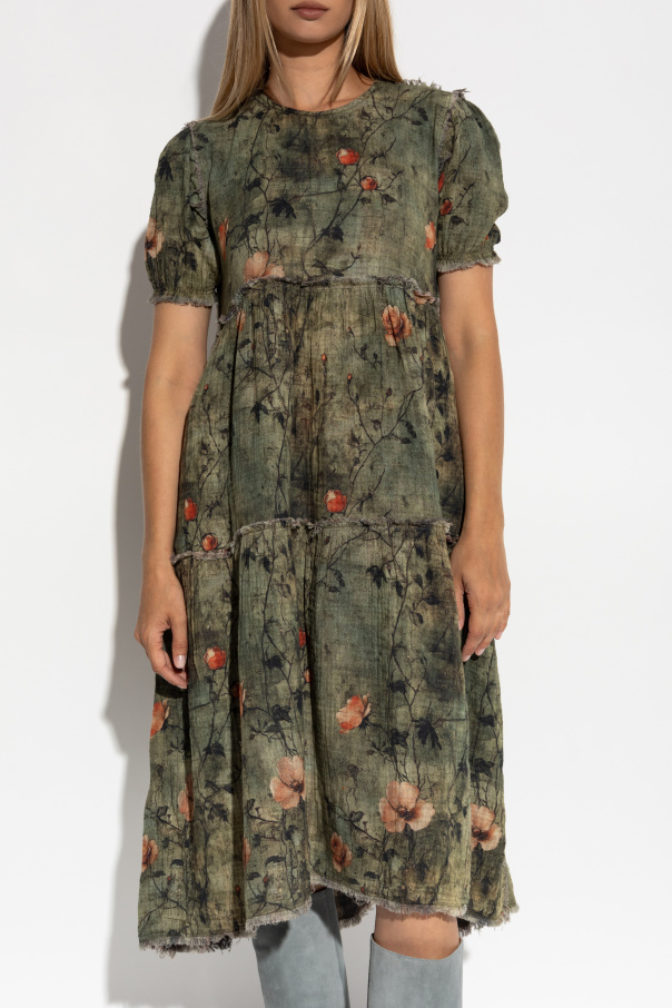 R13 Dress with floral motif